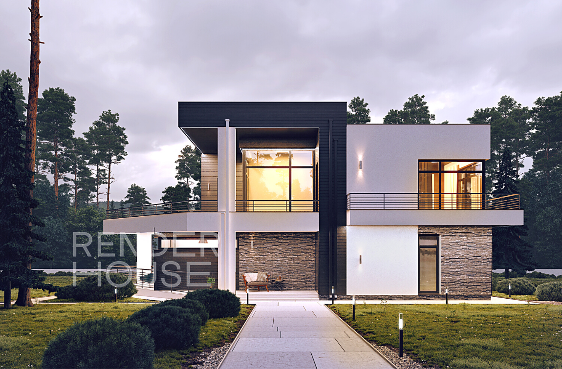 Проект СКАЙФОЛЛ, Render House
