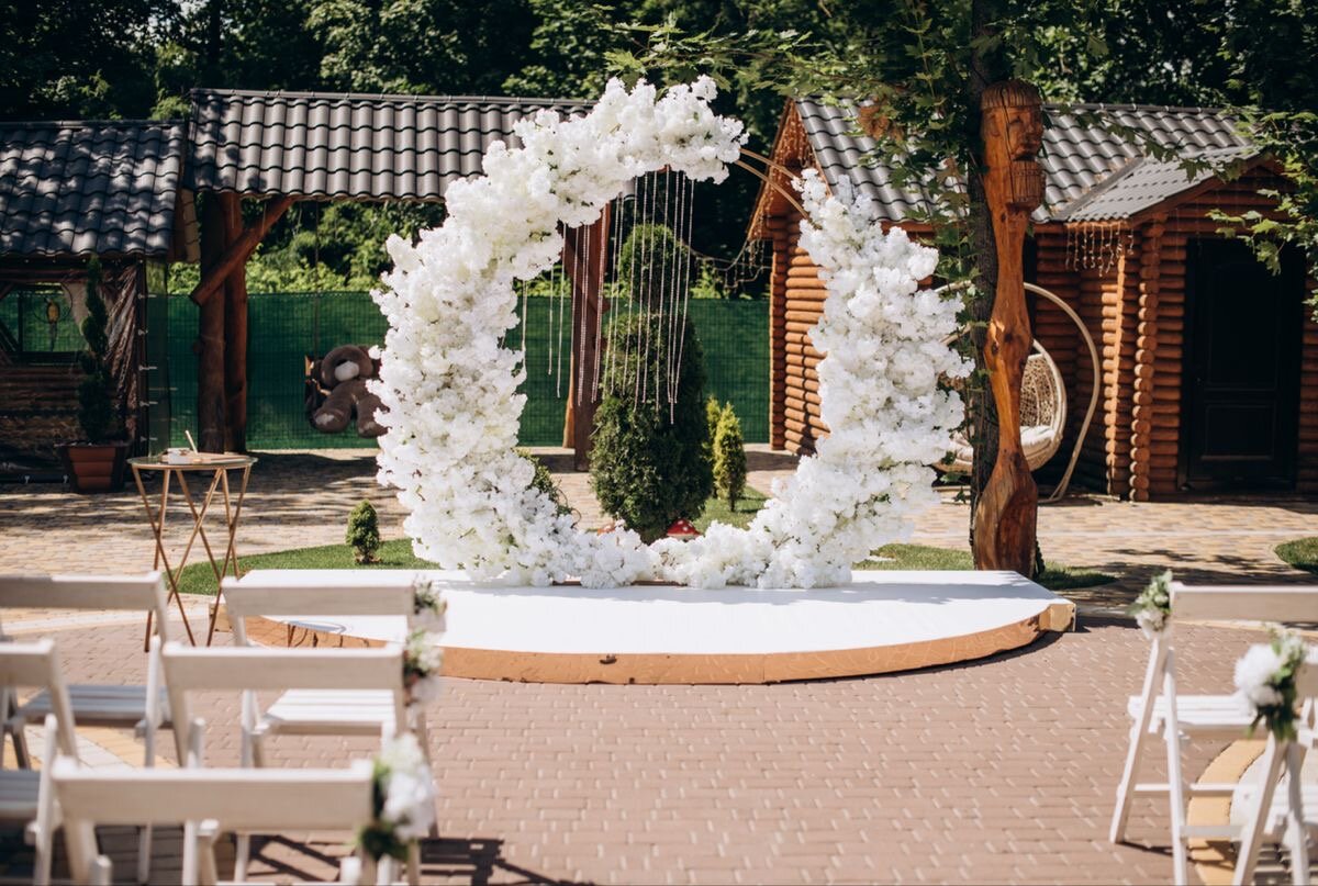 Свадебная арка своими руками. Виды и фото свадебных арок
