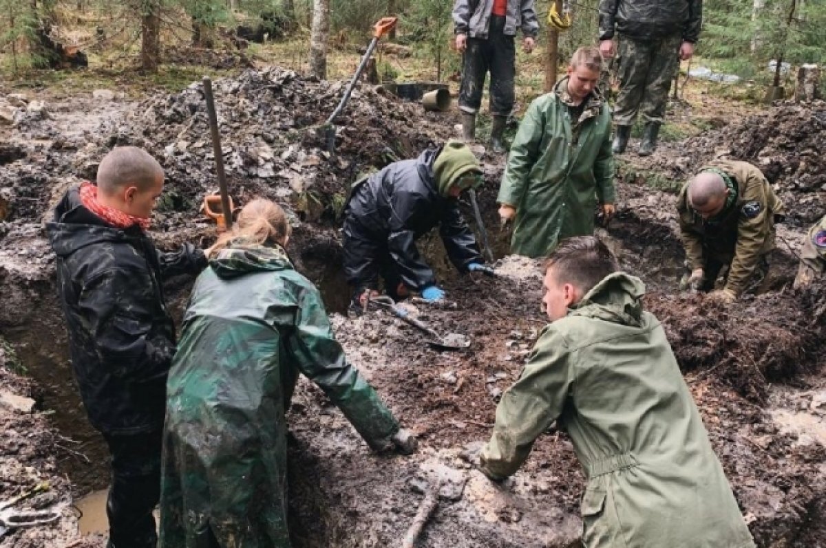    Останки 19 солдат Красной армии обнаружили бойцы отряда «Химик» КНИТУ