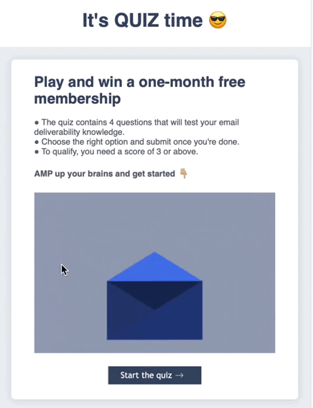 Пример викторины