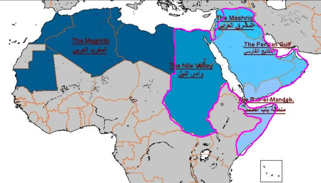 Магриба страны входящие. Магриб на карте. Машрик. Страны Магриба и Машрика. Магриб и машрик на карте.