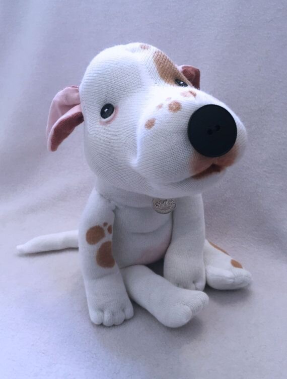 Собачки из носка (в карусели есть еще 4 фото)