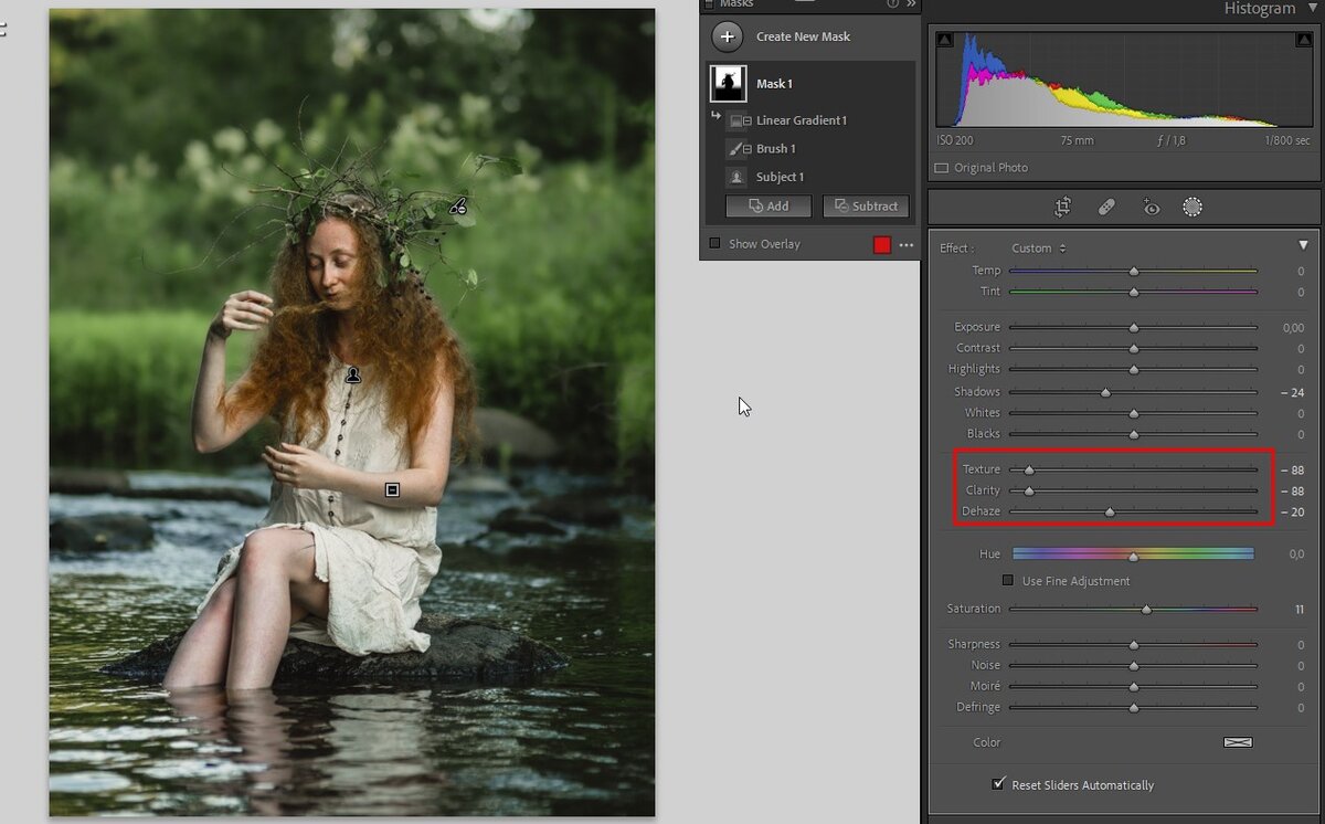 Ретушь изображений в Adobe Lightroom