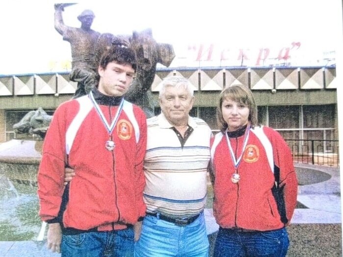 В Пензе вместе с победительницей Спартакиады школьников Екатериной Пушкиной и серебряным призёром Спартакиады Ильёй Сенчуровым