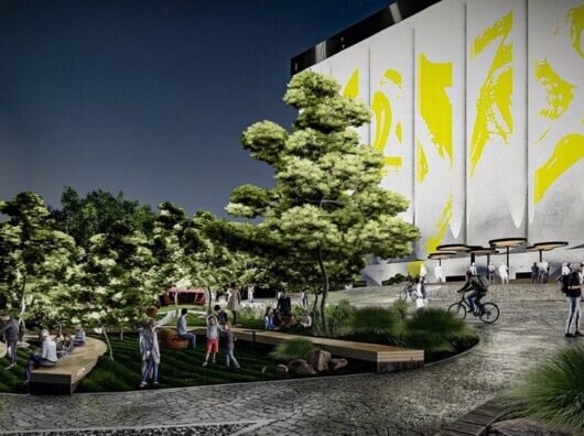    эксиз будущего парка на 29-ой Линии в Ростове // фото: Вадим Калинич, 161.ru