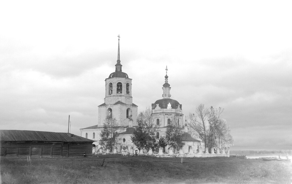 Спасопреображенская кичменгская церковь старые фото