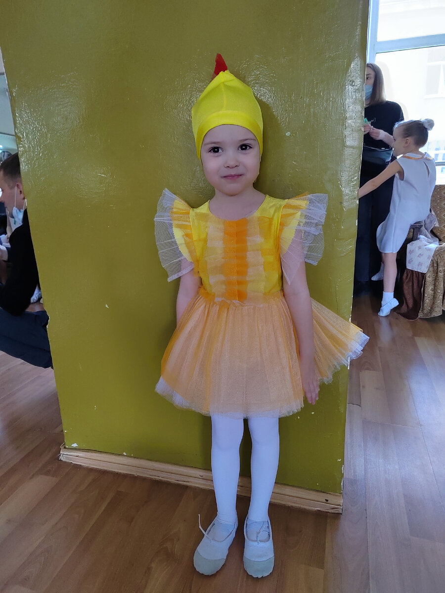 Готова к своему первому выступлению на сцене. Апрель 2022 г.