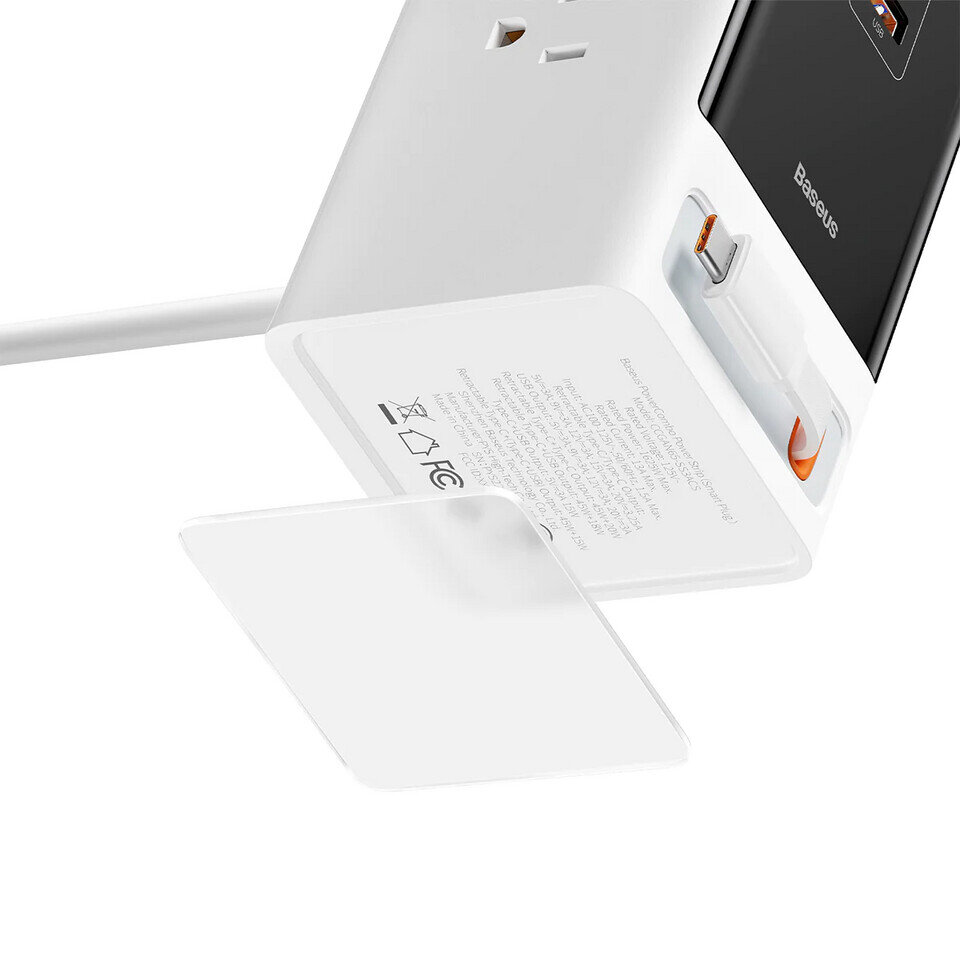    Baseus представила зарядную станцию с выдвижным кабелем и розетками