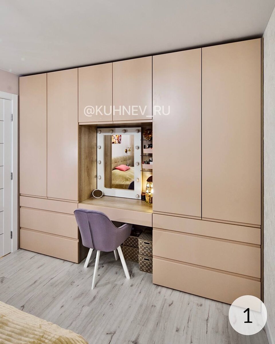 Всё шкафы спроектированы и изготовлены КУХНЕВ. Листайте галерею