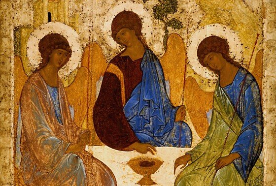    «Святая Троица» Андрея Рублева