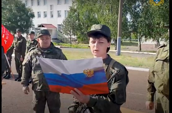    В Оренбуржье прибыл батальон «Ульяновск», где служит единственная женщина Белов Михаил Александрович