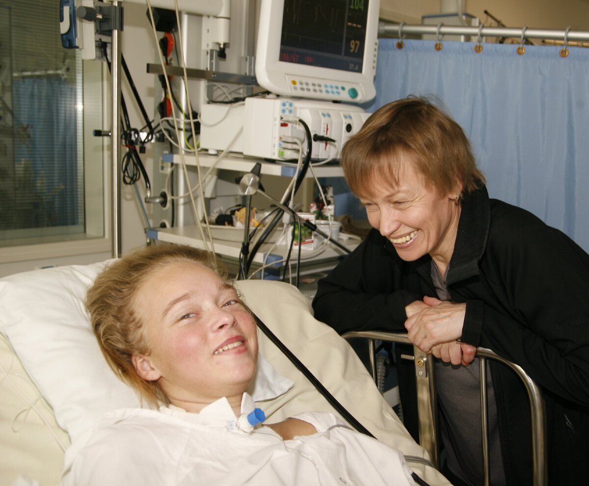 Ирина Скворцова с матерью Галиной. Фото Ефима Шаинского, архив «СЭ»