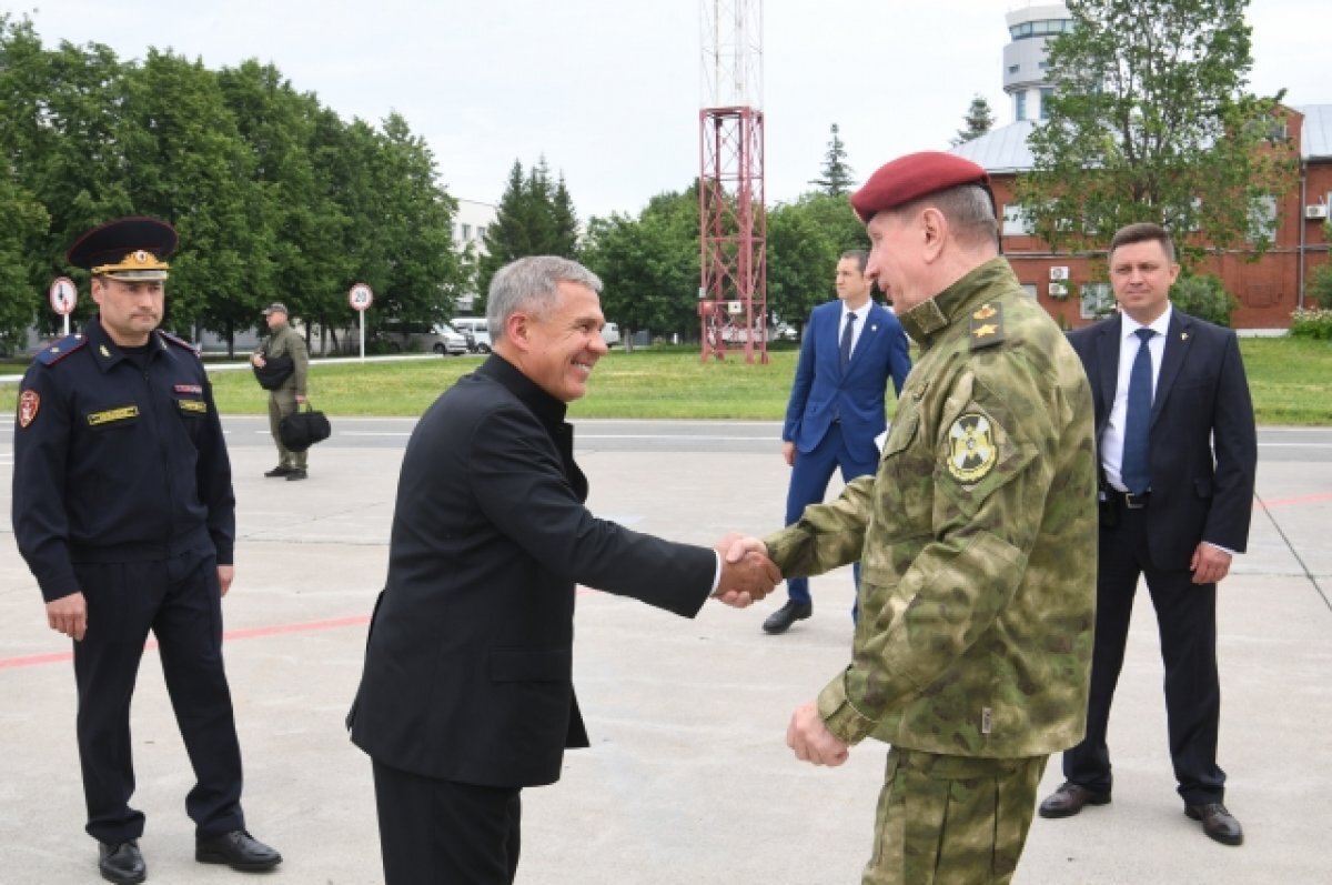    Золотов и Минниханов открыли в Казани новое здание Росгвардии
