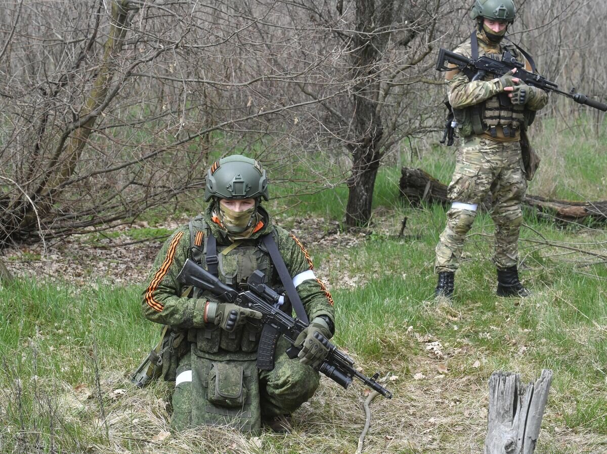    Военнослужащие подразделения ВДВ во время подготовки штурмовых групп на полигоне в южном секторе СВО© РИА Новости / РИА Новости