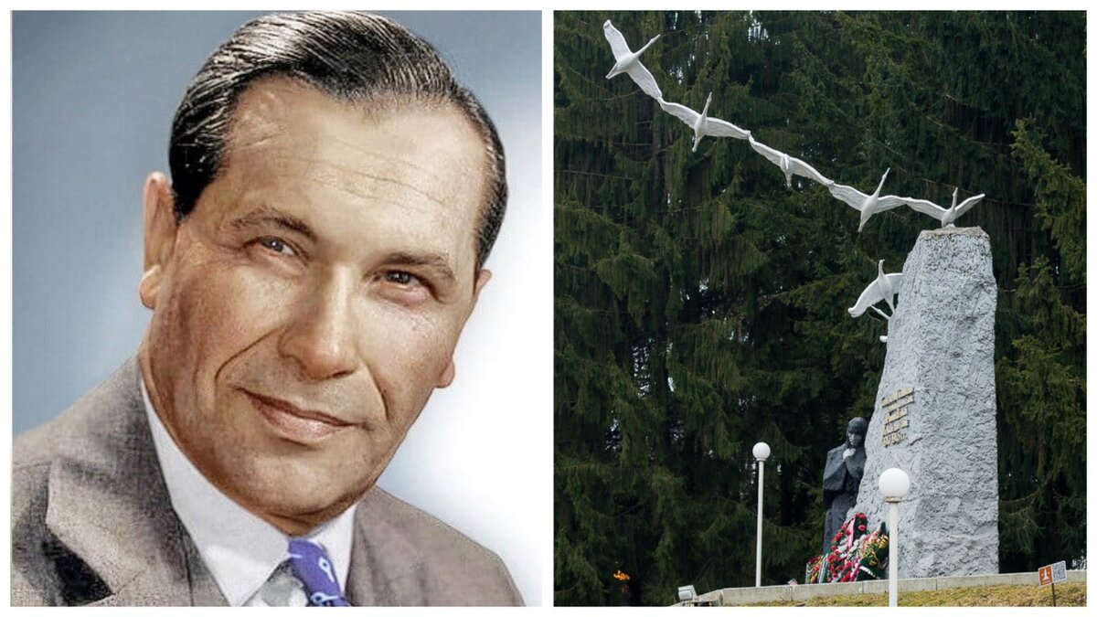 Марк Бернес и памятник братьям Газдановым