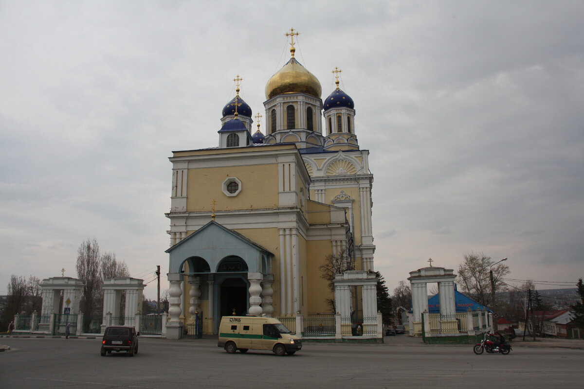 Елецкий Вознесенский собор в тумане фото