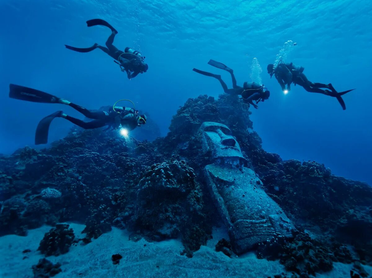 Дно океана.