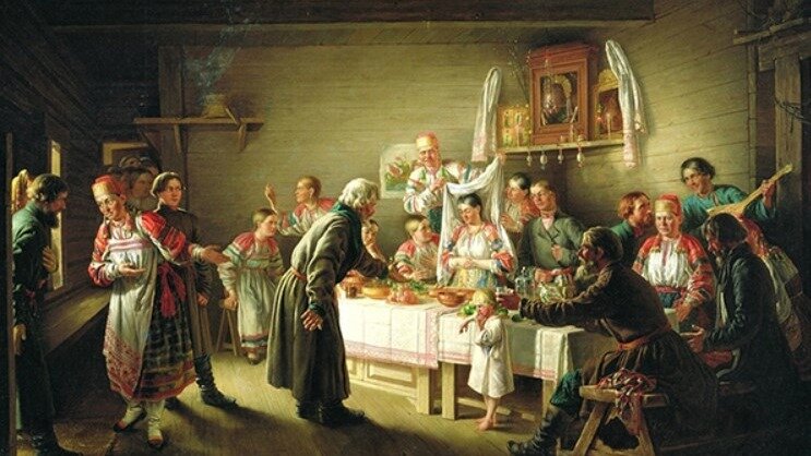 Смотрины невесты на Руси