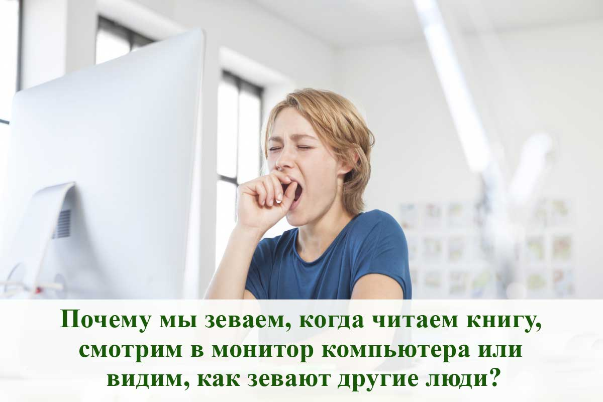 Почему при чтении зеваешь