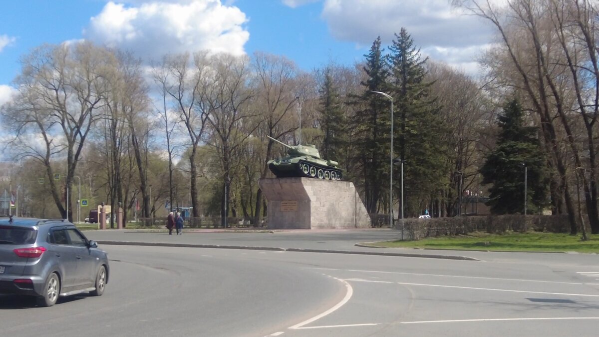 Памятник Т-34 в г. Кириши