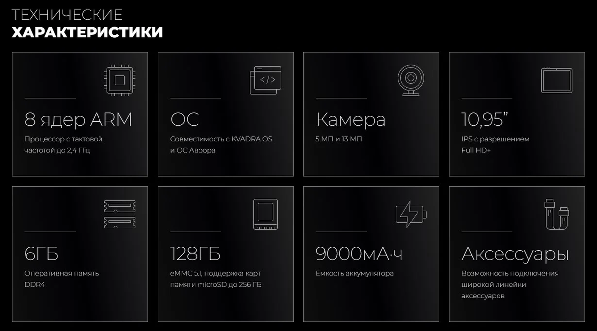 Привет. Российская компания Yadro, о которой до сегодняшнего дня вы, скорее всего, не знали, представила публике свой первый планшет KVADRA_T.-4