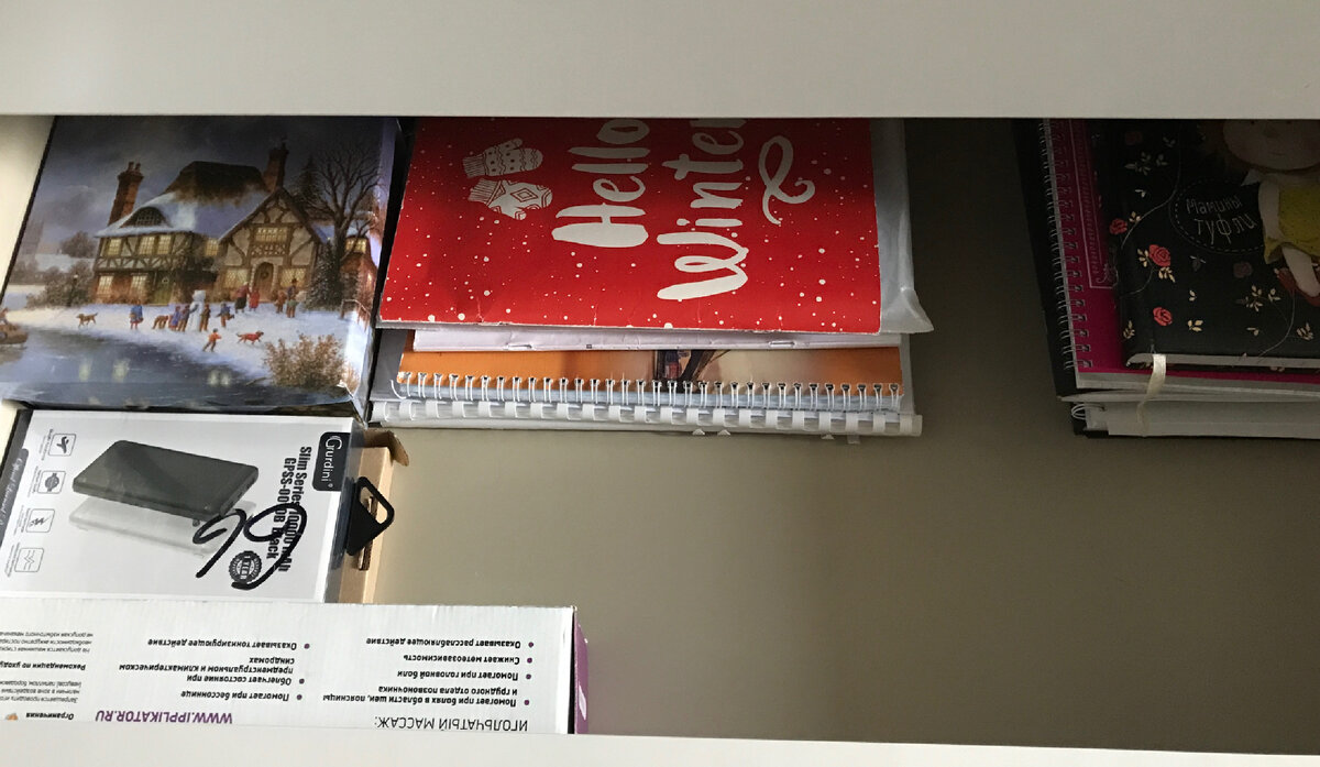 Моя ахиллесова пята 😆 люблю писать в тетрадках, и планы, и бухгалтерию, и мысли о прочитанных книгах, и конспекты курсов, и они всё копятся и копятся… И выкинуть рука не поднимается. Для моих записок выделен целый ящик в комоде. 