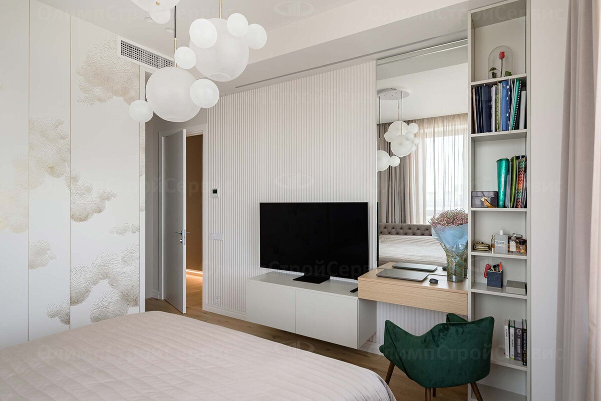 Обзор ремонта большой квартиры 124 кв.м. с четырьмя детскими спальнями ...