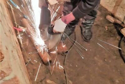    Сварка трубы ХВС © Пресс-служба Госжилинспекции Московской области