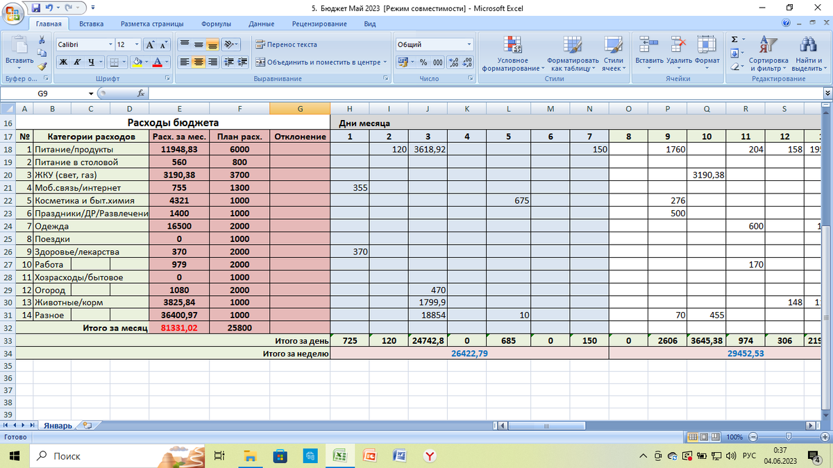 Скрин автора