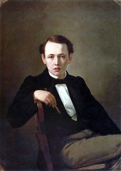 Василий Григорьевич Перов "Автопортрет". 1851г. 