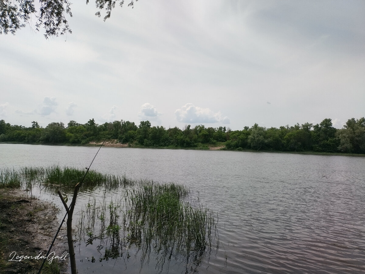 Дымка и первые кучевые облака