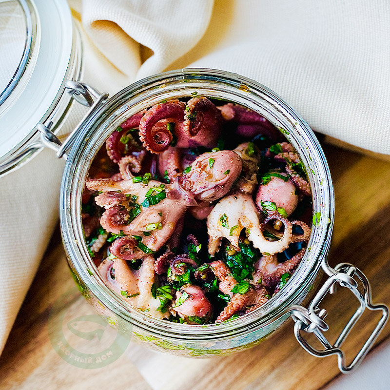 Молодые осьминоги мини считаются наиболее вкусными и полезными