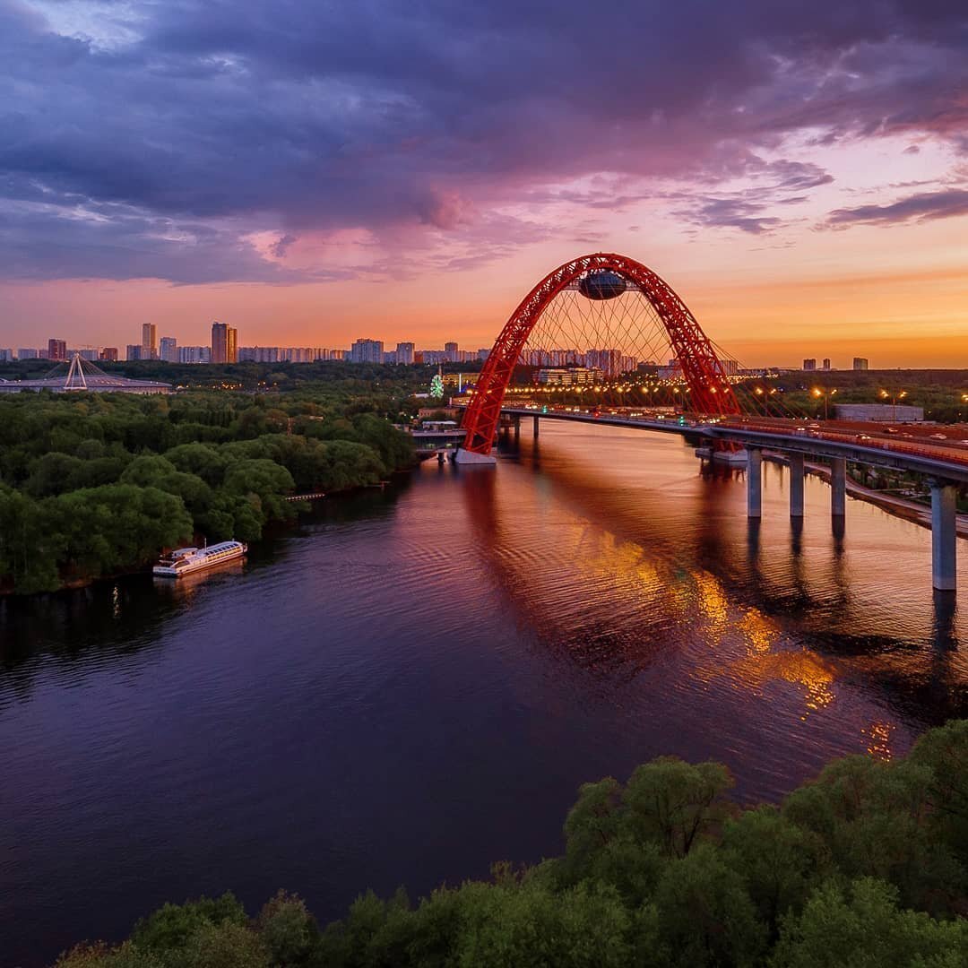 красивые мосты москвы