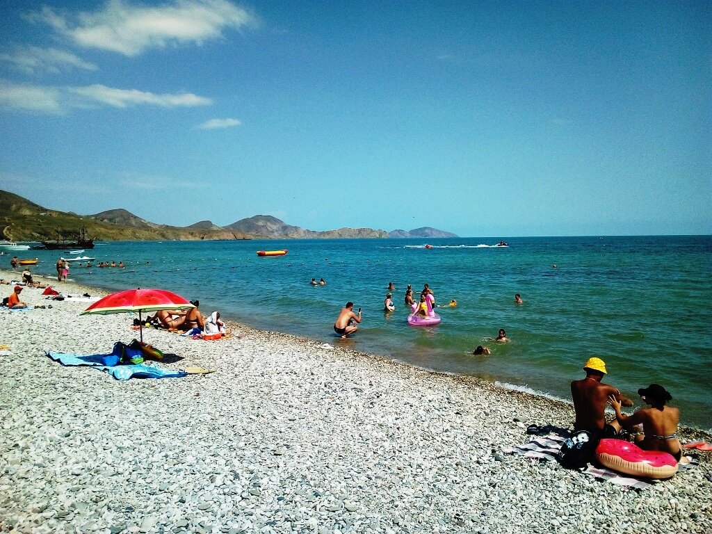 Тёплое море Коктебеля. Фото автора канала