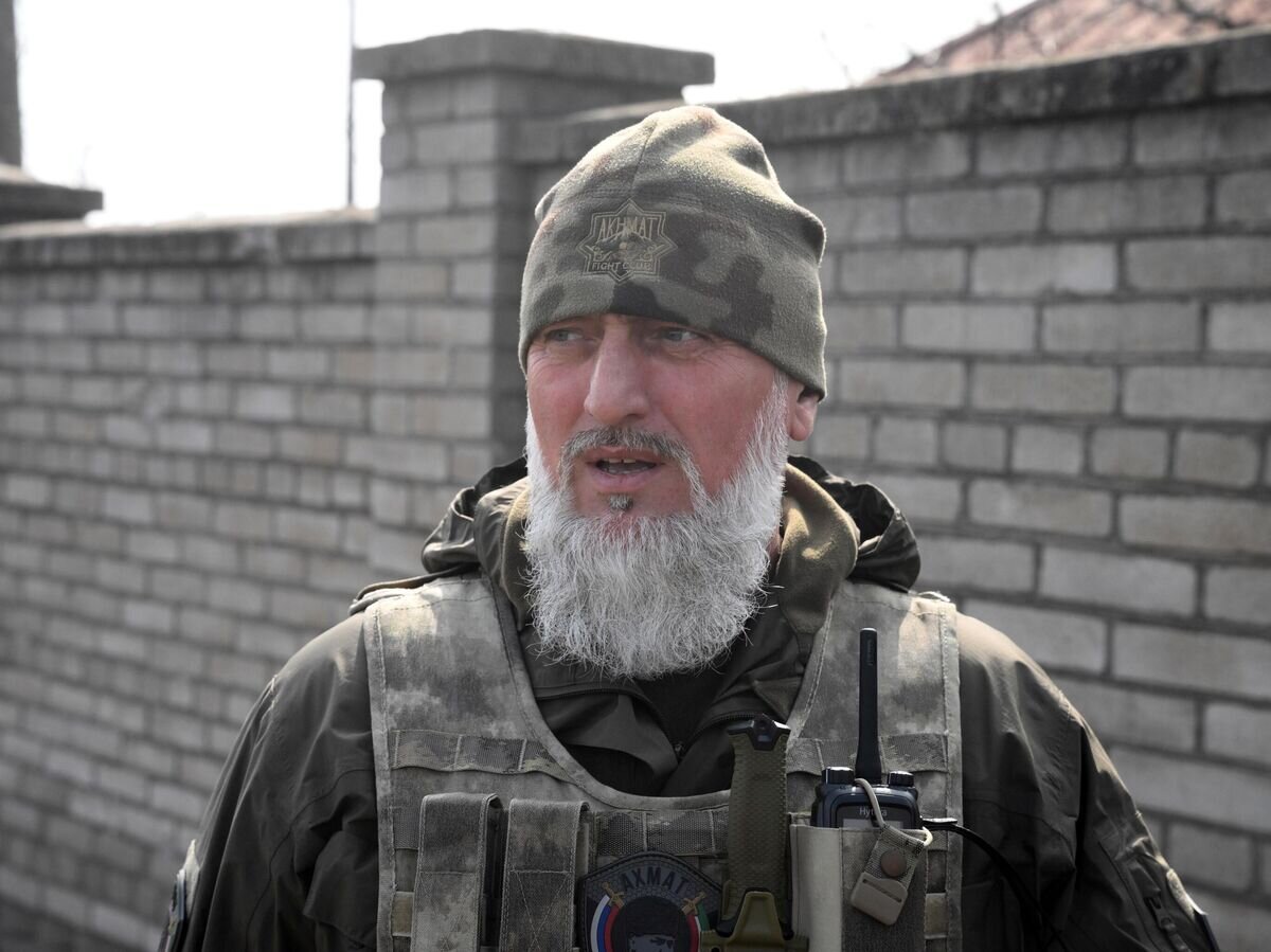    Депутат Государственной Думы РФ Адам Делимханов в зоне проведения СВО© РИА Новости / Илья Питалев