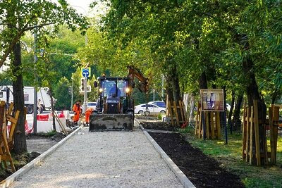    Благоустройство территории возле метро «Текстильщики» ©Пресс-служба Комплекса городского хозяйства города Москвы