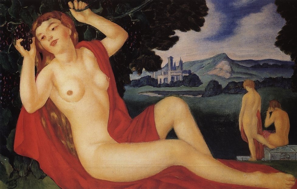 Кузьма Петров-Водкин. «Вакханка», 1912 год, Государственный Русский музей, Санкт-Петербург © Public domain