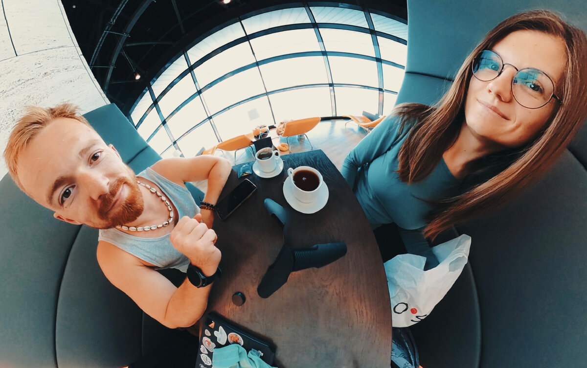 Это мы - Даня и Саша, любители приключений