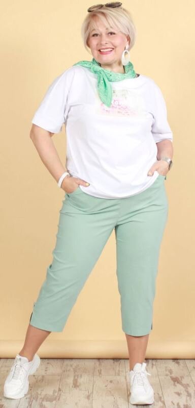 Капри для женщин плюс сайз