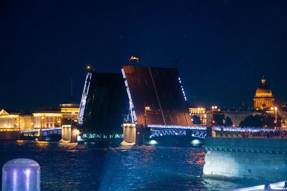 Карта разведения мостов санкт петербург