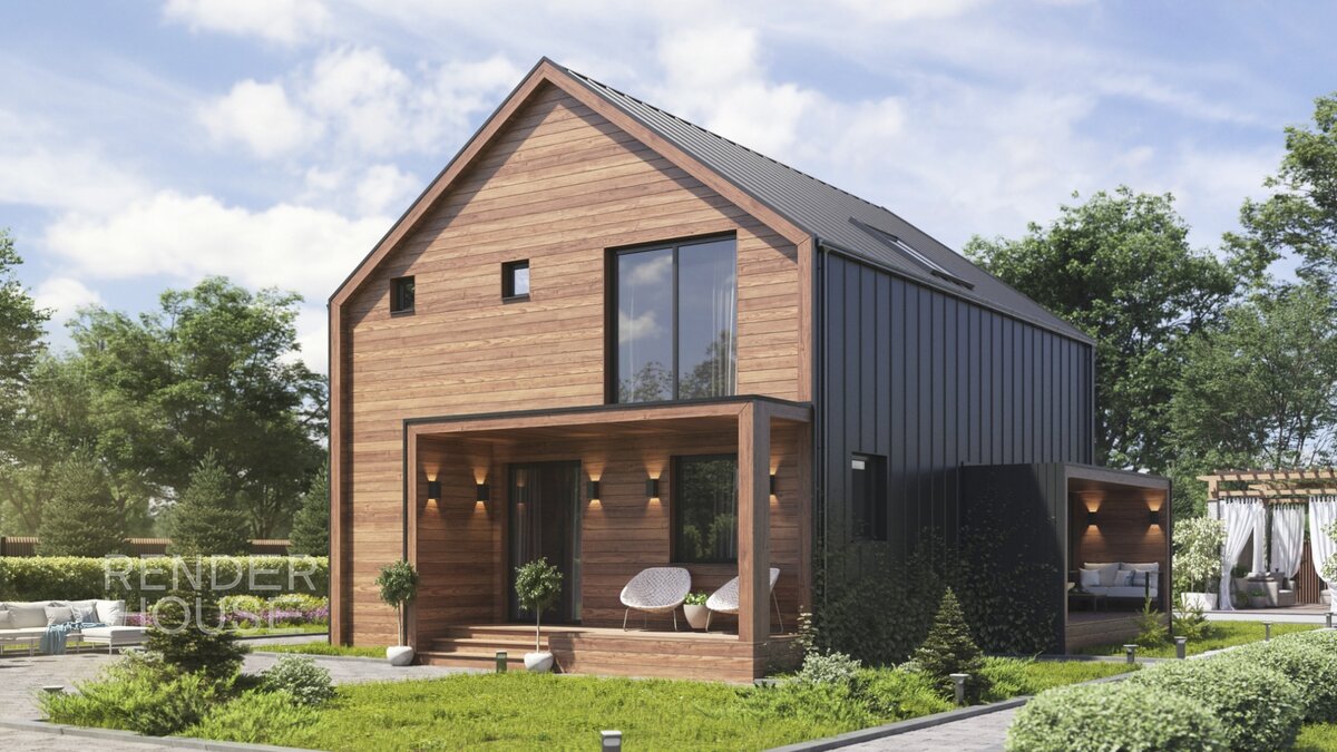 Проект БАРНХАУС, вид со стороны главного входа