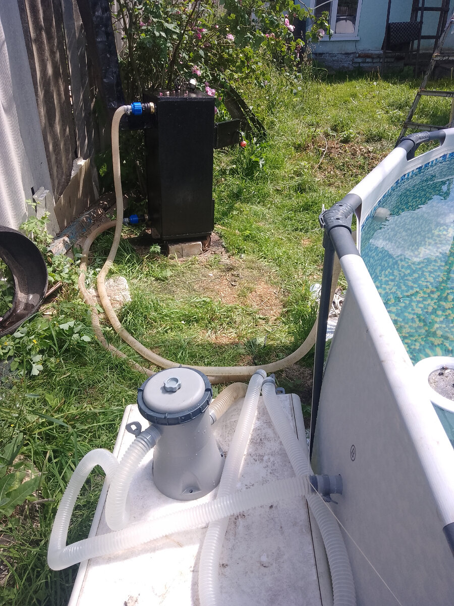 Всё хорошо работает, примерно 1 градус в час, подогрев 10 кубов воды.