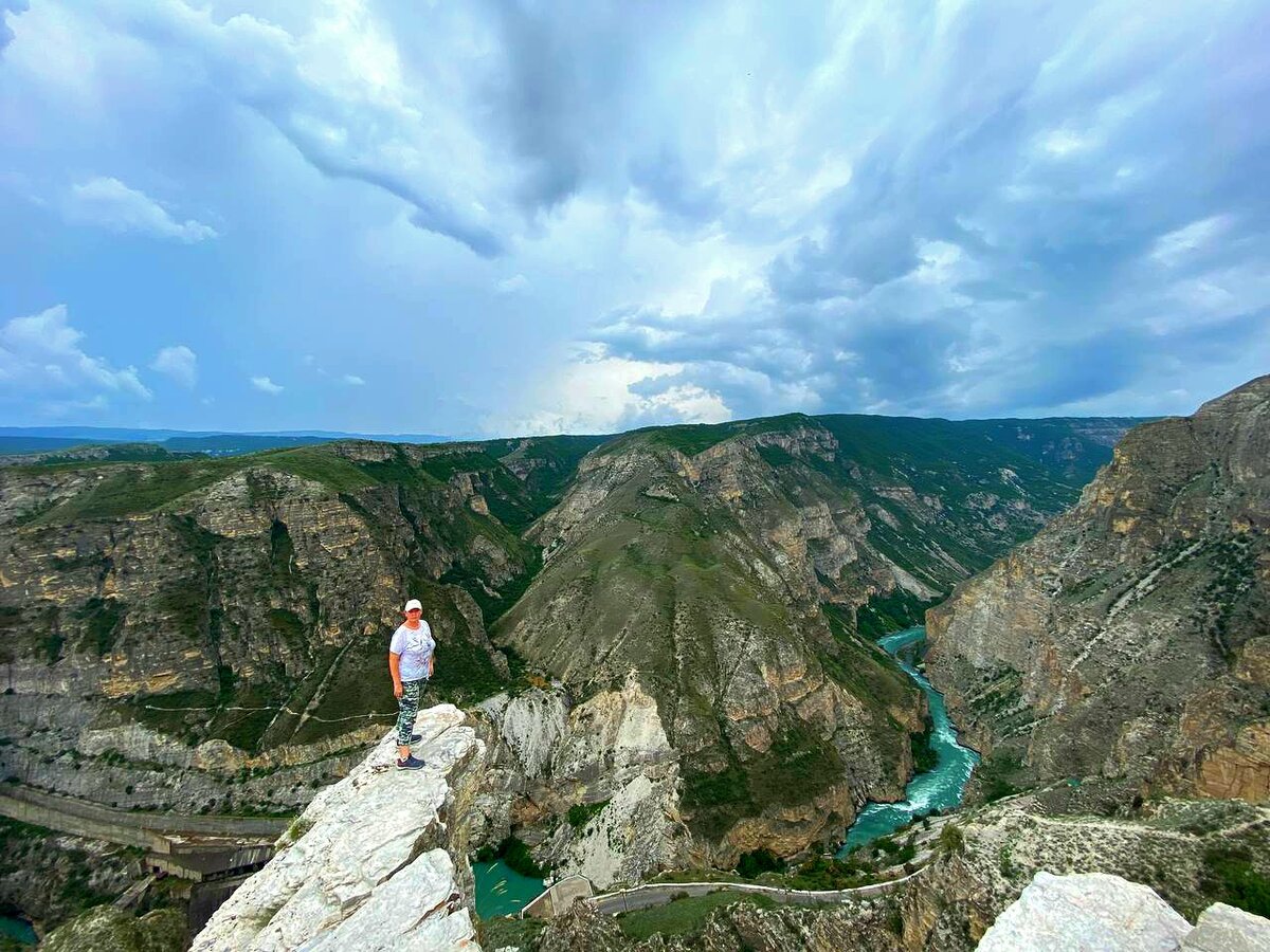 Дагестан Сулакский каньон панорама