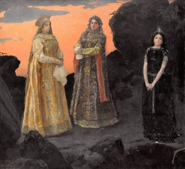 В.М. Васнецов, "Три царевны подземного царства"