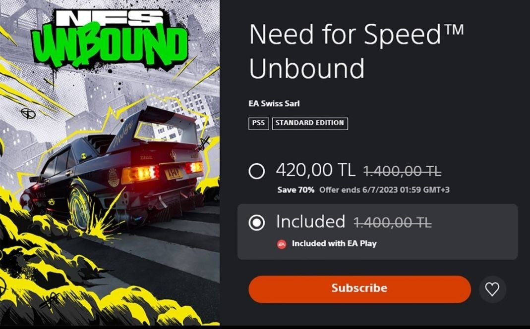 Карта nfs unbound