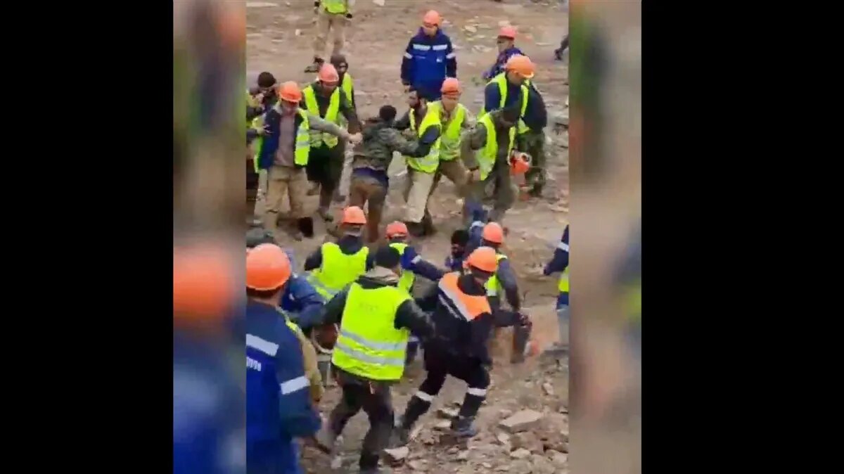 Стоп-кадр из видео очевидцев