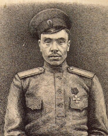 С этого  паренька, выведшего на улицы Волынский полк,  началась февральская революция. 