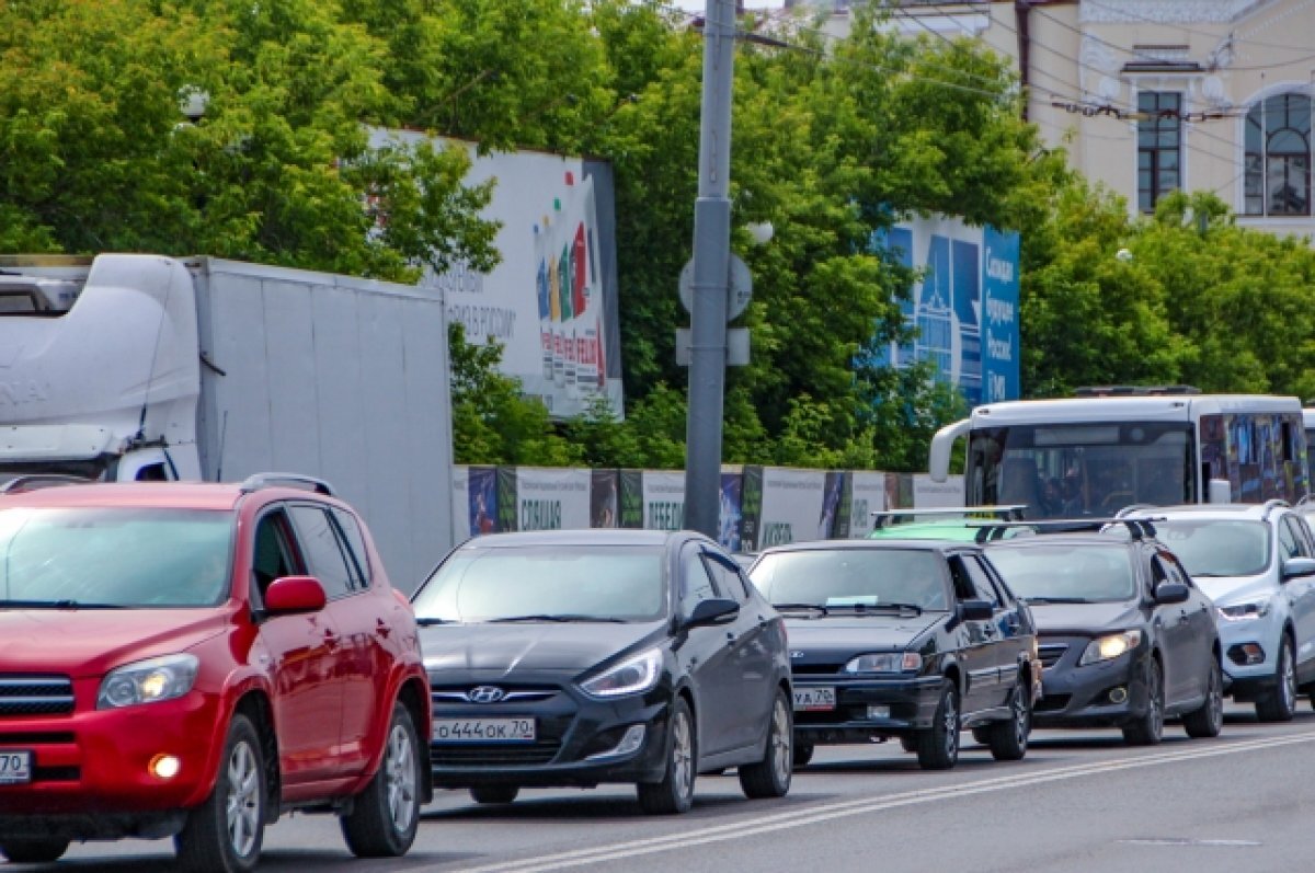    Пробки и ДТП парализуют движение в Томске вечером в среду