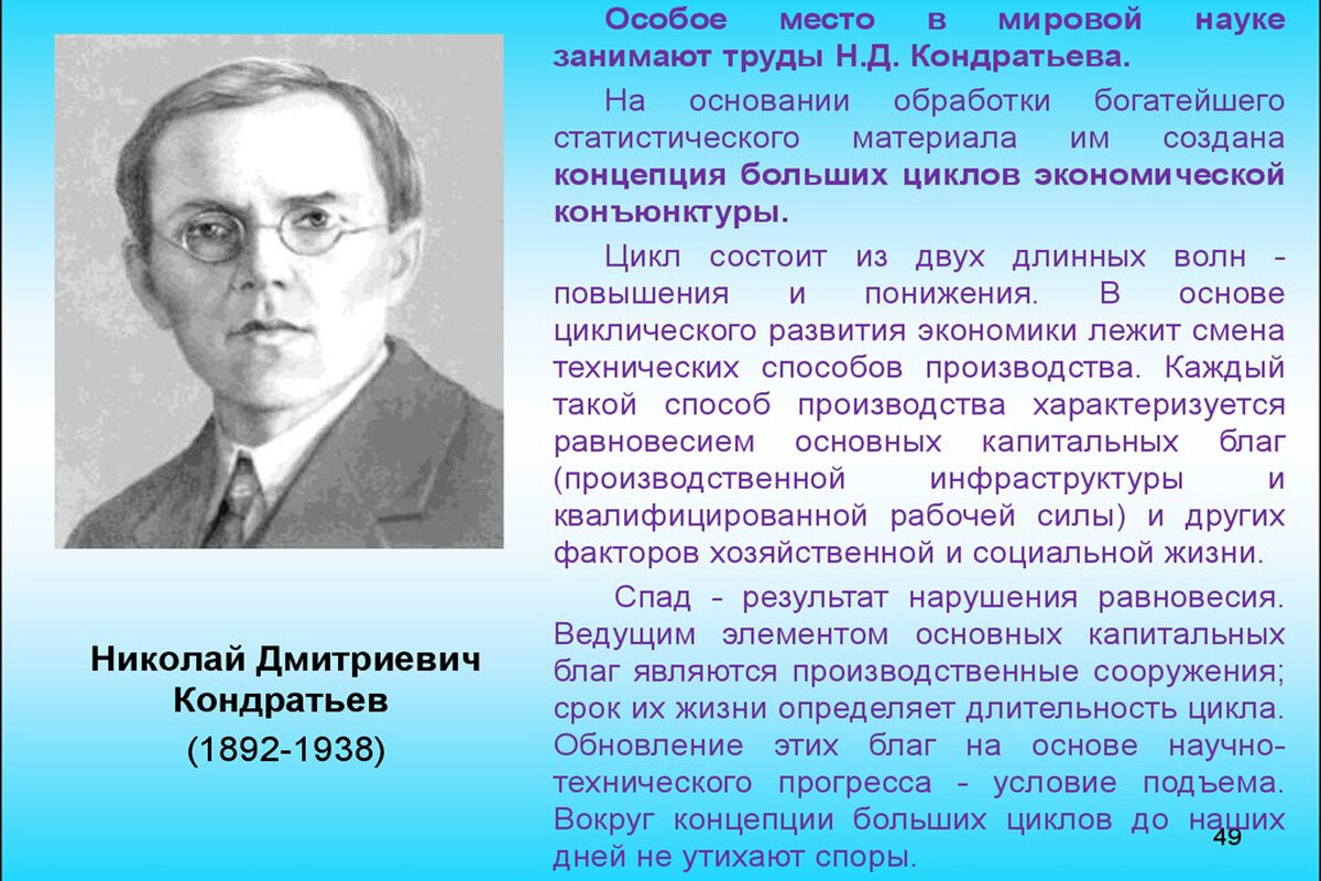 Вклад в мировую науку. Николай Дмитриевич Кондратьев (1892–1938). Н.Д.Кондратьев экономист. Николай Кондратьев экономист. Кондратьев Николай Дмитриевич (1892 – 1938 гг.).