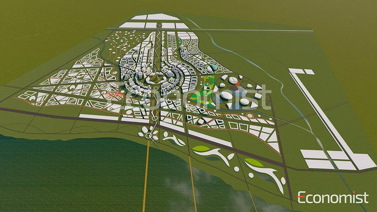 ПРОЕКТ ГОРОДА АСМАН. ФОТО С САЙТА ECONOMIST.KG